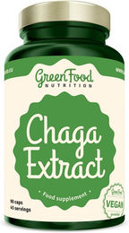 GreenFood Nutrition Chaga Extrakt Kapseln vegan ohne Gelatine – Bild 1 von 1