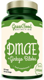 GreenFood Nutrition DMAE + Ginkgo Biloba mit Cholin Kapseln ohne Gelatine 120 Stück – Bild 1 von 1