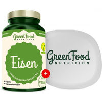 Produktbild von GreenFood Nutrition Eisen Gluconat Kapseln 60 Stück