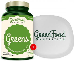 GreenFood Nutrition Greens + Superfood-Mischung Kapseln ohne Gelatine 120 Stück – Bild 1 von 1
