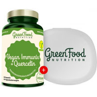 Produktbild von GreenFood Nutrition Immunix mit Quercetin und Kräuter-Komplex Vegan Kapseln 60 Stück