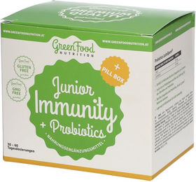 GreenFood Nutrition Junior Immunity & Probiotika Kapseln für Kinder 60 Stück – Bild 1 von 1