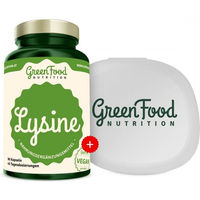 Produktbild von GreenFood Nutrition L-Lysin Kapseln ohne Gelatine