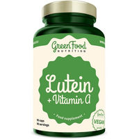 Produktbild von GreenFood Nutrition Lutein und Vitamin A Kapseln vegan für Schwangere und Stillende