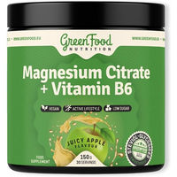 Produktbild von GreenFood Nutrition Magnesium Citrat mit Vitamin B6 Juicy Apple Pulver