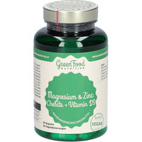 Produktbild von GreenFood Nutrition Magnesium Zink und Vitamin D3 als Bisglycinat Kapseln