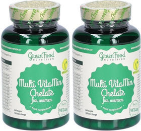 GreenFood Nutrition Multi Vitamin Chelate für Frauen 120 Kapseln – Bild 1 von 1