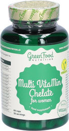 GreenFood Nutrition Multi Vitamin Chelate für Frauen 60 Kapseln – Bild 1 von 2