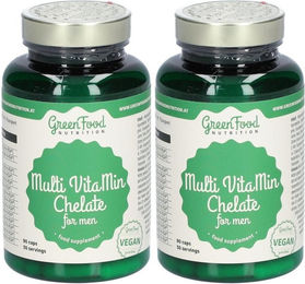 GreenFood Nutrition Multi Vitamin Chelate für Männer 180 Kapseln – Bild 1 von 1