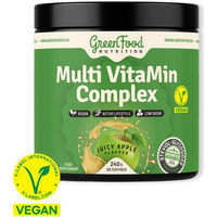 Produktbild von GreenFood Nutrition Multi Vitamin Complex Juicy Apple Pulver vegan
