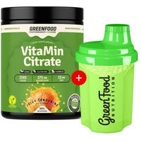 Produktbild von GreenFood Nutrition Performance Vitamin Citrate Pulver vegan mit 300ml Shaker