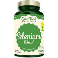 Produktbild von GreenFood Nutrition Selen Lalmin Kapseln mit Selenhefe für Schwangere und Stillende