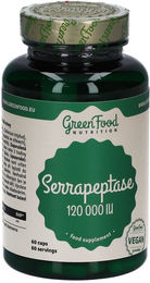 GreenFood Nutrition Serrapeptase 120000 IU Kapseln 60 Stück – Bild 1 von 2
