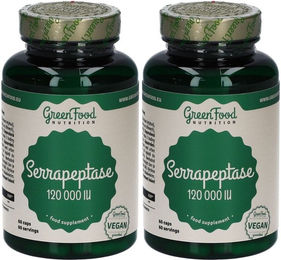 GreenFood Nutrition Serrapeptase 120000 IU Kapseln 60 Stück – Bild 1 von 1