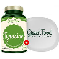 Produktbild von GreenFood Nutrition Tyrosin Kapseln 180 Stück