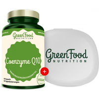 Produktbild von GreenFood Nutrition Ubiquinol Coenzym Q10 Kapseln ohne Gelatine 60 Stück