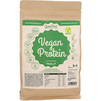 Produktbild von GreenFood Nutrition Vegan Mehrkomponenten Protein Pulver Vanille glutenfrei laktosefrei ohne Zusatzstoffe 750 g