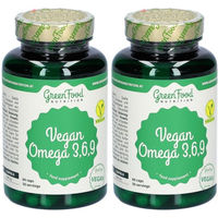 Produktbild von GreenFood Nutrition Vegan Omega 3,6,9 aus Leinöl 120 Kapseln