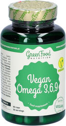 GreenFood Nutrition Vegan Omega 3,6,9 aus Leinöl Kapseln 60 Stück – Bild 1 von 2