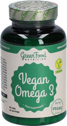GreenFood NUTRITION Vegan Omega 3 6 9 Kapseln mit Leinöl – Bild 1 von 2