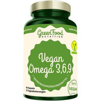 Produktbild von GreenFood Nutrition Vegan Omega-3 Kapseln
