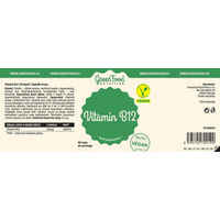 Produktbild von GreenFood Nutrition Vitamin B12 Kapseln vegan vegetarisch 90 Stück