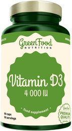 GreenFood Nutrition Vitamin D3 4000 IU Kapseln vegan für Frauen, Männer und Kinder – Bild 1 von 1