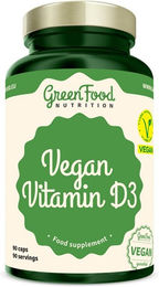 GreenFood Nutrition Vitamin D3 Kapseln mit Flechten vegan für Schwangere und Stillende 1000 IE – Bild 1 von 1