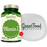Produktbild von GreenFood Nutrition Vitamin E Kapseln 60 Stück