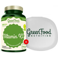 Produktbild von GreenFood Nutrition Vitamin K2 MK-7 Kapseln 60 Stück