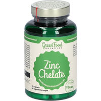 Produktbild von GreenFood Nutrition Zink Bisglycinat Chelat Vegan Kapseln