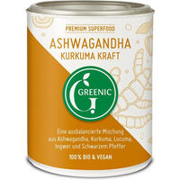 Produktbild von Greenic Ashwagandha Kurkuma Trinkpulver Bio Vegan 1000 g