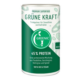 Greenic Grüne Kraft Superfood Trinkpulver Bio Vegan 150g – Bild 1 von 3