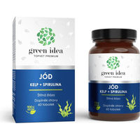 Produktbild von GreenIdea Kelp + Spirulina Nahrungsergänzungsmittel mit Algen-Komplex, 60 Kapseln