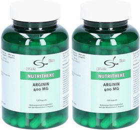 greenline L-Arginin 400 mg Kapseln vegan laktosefrei glutenfrei ohne Gelatine 120 Stück – Bild 1 von 1