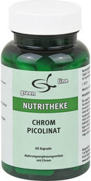 greenline NUTRITHEKE Chrom Picolinat Kapseln vegan glutenfrei laktosefrei 60 Stück – Bild 1 von 2