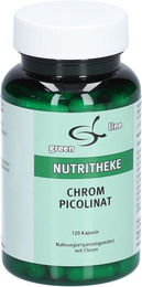 greenline NUTRITHEKE Chrom Picolinat Kapseln vegan laktosefrei und glutenfrei 120 Stück – Bild 1 von 2