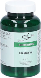 greenline NUTRITHEKE Cranberry Kapseln vegan laktosefrei und glutenfrei 120 Stück – Bild 1 von 2