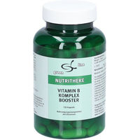 Produktbild von greenline NUTRITHEKE Vitamin B Komplex Booster Kapseln vegan laktosefrei glutenfrei 120 Kapseln