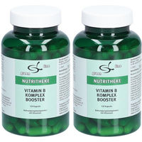Produktbild von greenline NUTRITHEKE Vitamin B Komplex Booster Kapseln vegan laktosefrei glutenfrei 120 Kapseln