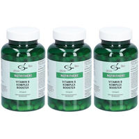 Produktbild von greenline NUTRITHEKE Vitamin B Komplex Booster Kapseln vegan laktosefrei und glutenfrei 120 Stück