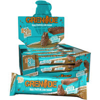 Produktbild von Grenade Carb Killa Proteinriegel Schokolade-Karamell zuckerarm 12 x 60g