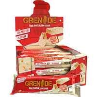 Produktbild von Grenade Carb Killa Proteinriegel Weiße Schokolade Gesalzene Erdnuss 12 x 60g