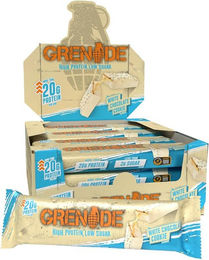 Grenade Proteinriegel Weiße Schokolade Keks zuckerarm 12 x 60 g – Bild 1 von 1