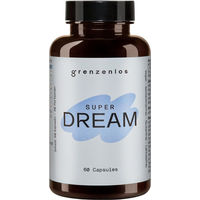 Produktbild von grenzenlos SUPER DREAM 9-in-1 Schlaf Komplex Kapseln mit Baldrian, Lavendel und L-Tryptophan vegan und laktosefrei 60 Stück