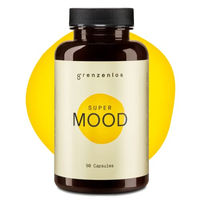 Produktbild von grenzenlos SUPER MOOD 8-in-1 Stimmung Komplex Kapseln vegan glutenfrei laktosefrei ohne Zusatzstoffe 90 Stück