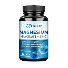 Grevip Magnesium Bisglycinat 500mg mit Zink 120 Kapseln – Bild 1 von 3