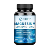 Produktbild von Grevip Magnesium Bisglycinat 500mg mit Zink 120 Kapseln