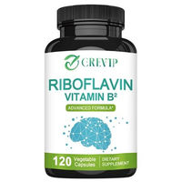 Produktbild von Grevip Riboflavin Vitamin B2 400 mg Kapseln 120 Stück