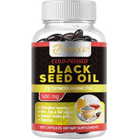 Produktbild von Grevip Schwarzkümmelöl 500 mg Kapseln 120 Stück